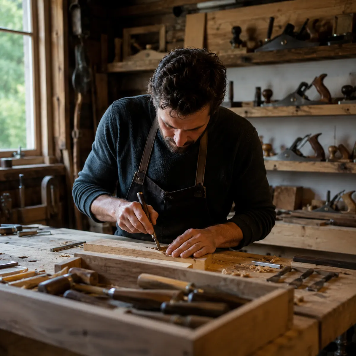 Artisan en atelier