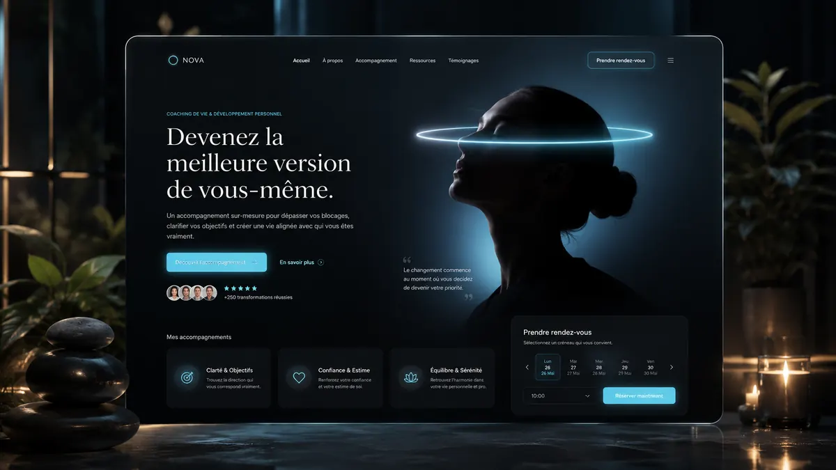 Site coach de vie premium