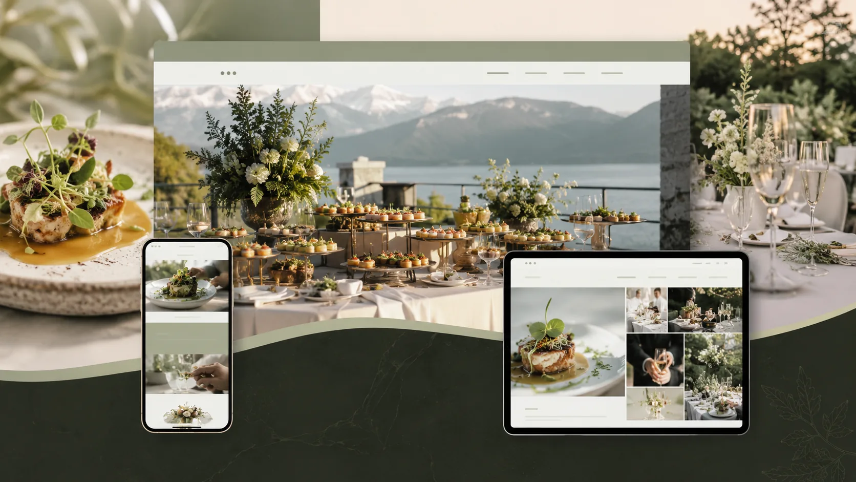 Site traiteur premium en Haute-Savoie